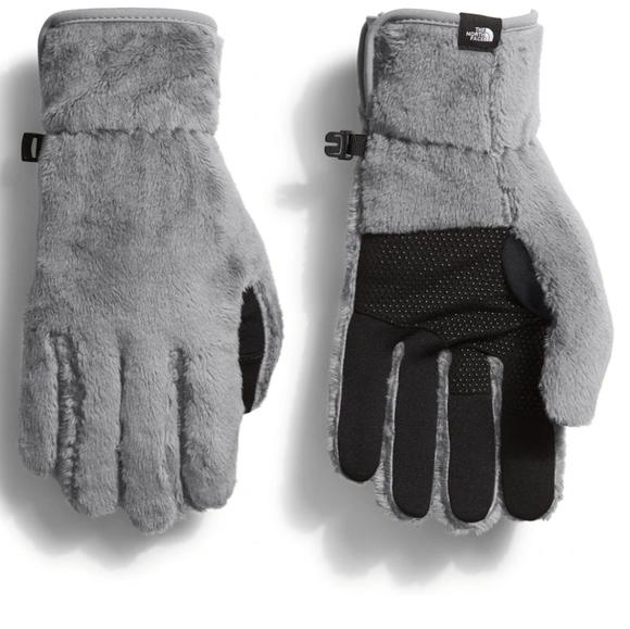 THE NORTH FACE Osito Etip Fleece Glove Touchscreen Capability Women's Meld Grey - Picture 1 of 3